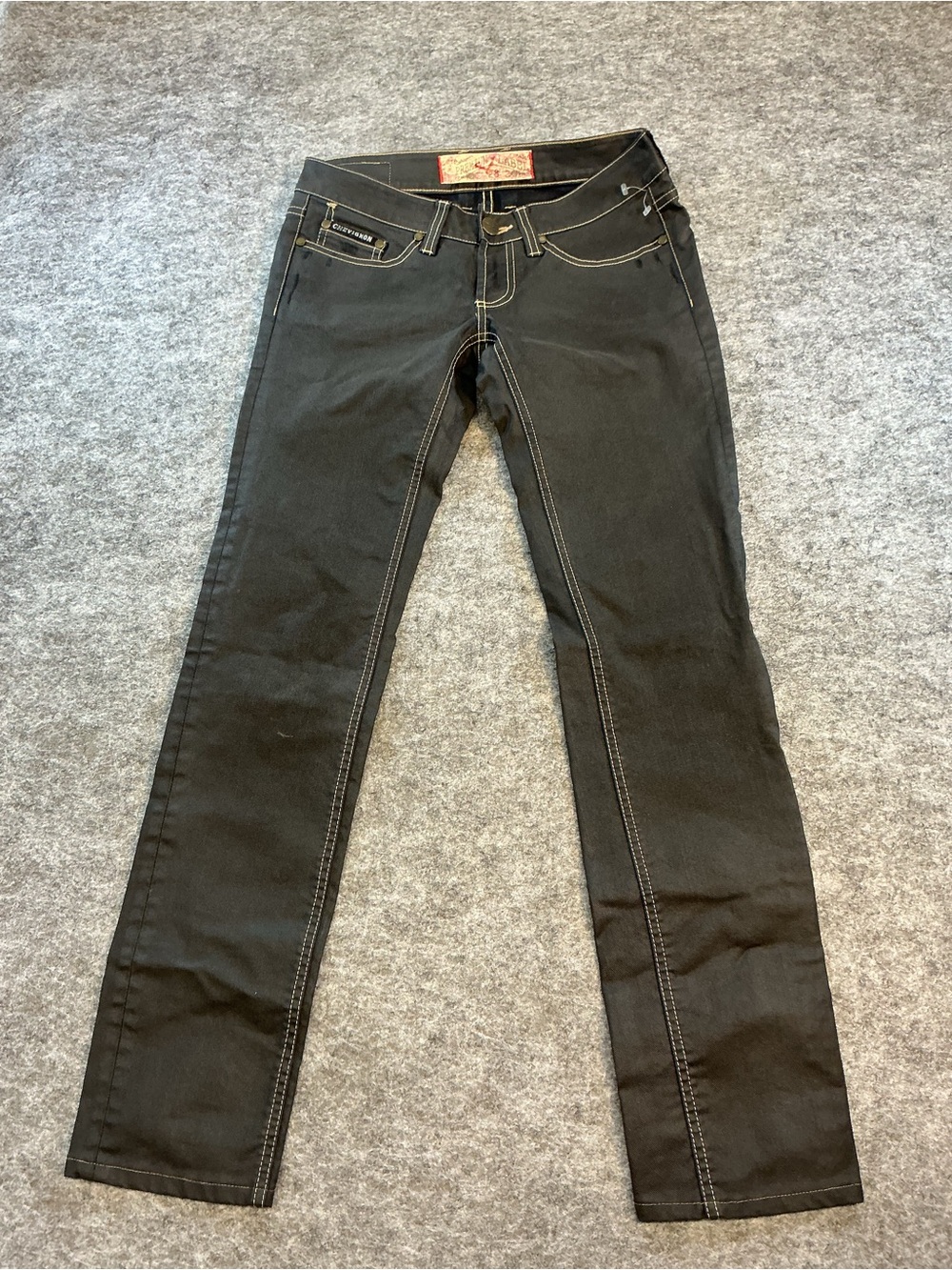Premium Label Black Women's Slim Jeans - Size 28